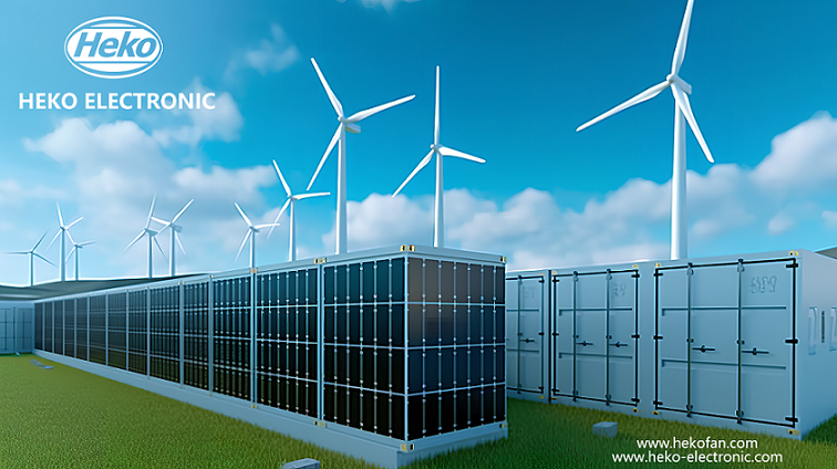 Применение центробежных вентиляторов в индустрии хранения энергии