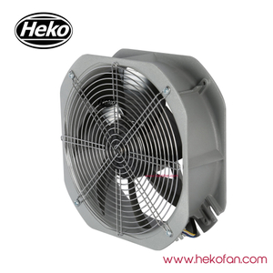 HEKO DC250mm 24V 48V Вентилятор осевого двигателя кондиционера HVAC