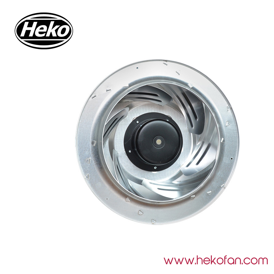 HEKO DC355mm Промышленный центробежный вентилятор из нержавеющей стали