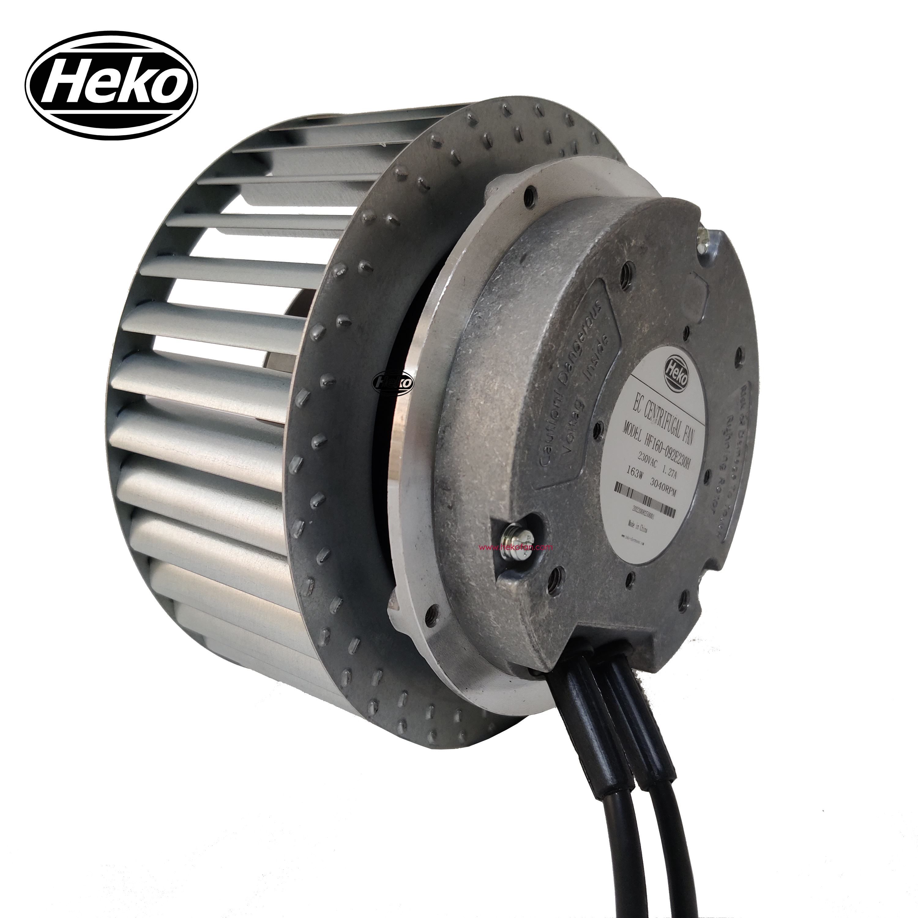 HEKO EC160mm 230V Промышленный центробежный вентилятор с загнутыми вперед лопатками