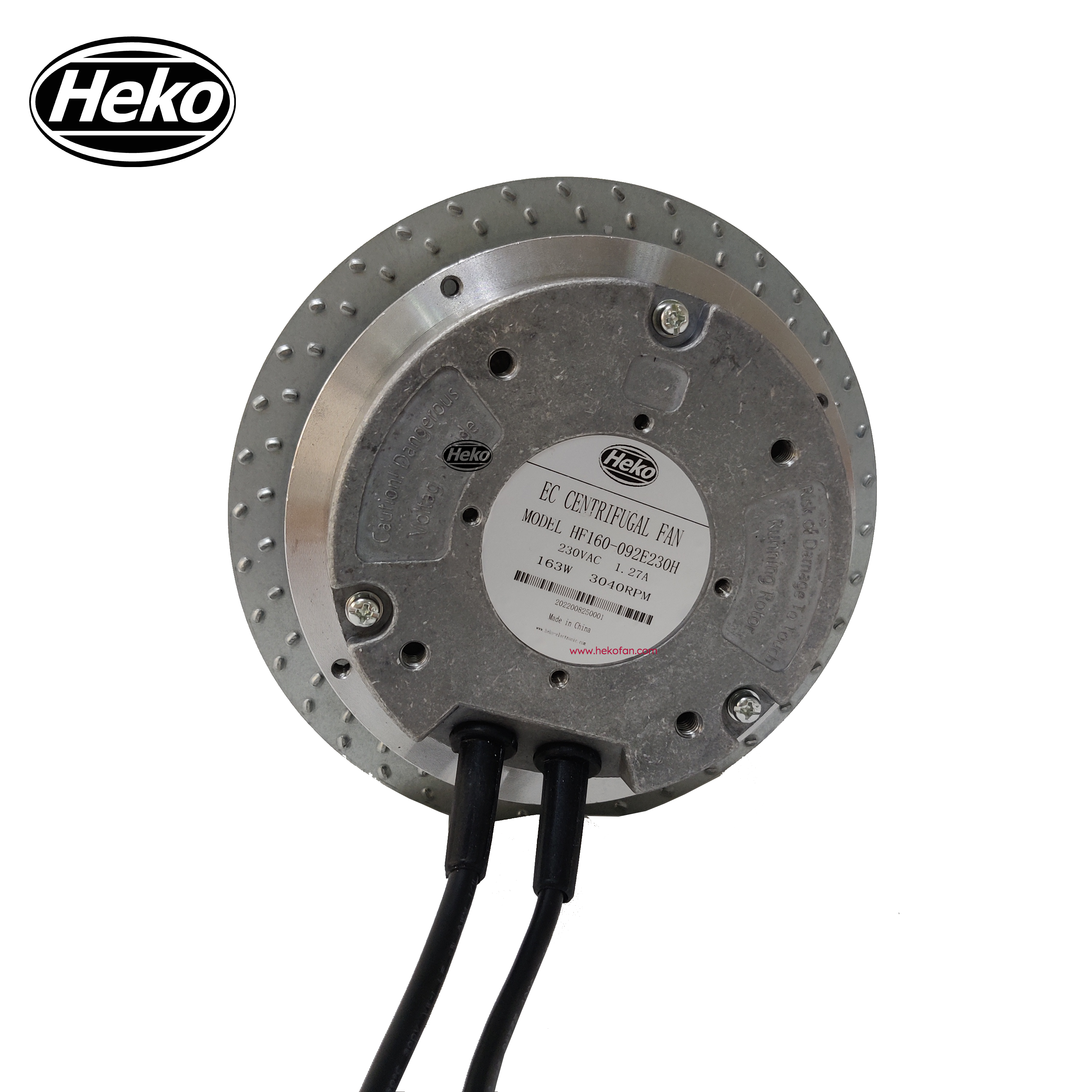 HEKO EC160mm 230V Промышленный центробежный вентилятор с загнутыми вперед лопатками