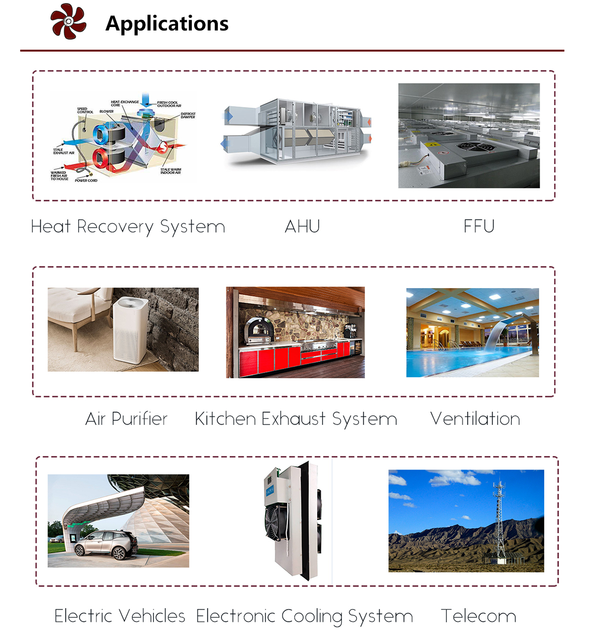 Центробежный вентилятор HEKO 250 мм EC с загнутыми назад лопатками и пластиковой крыльчаткой (6)